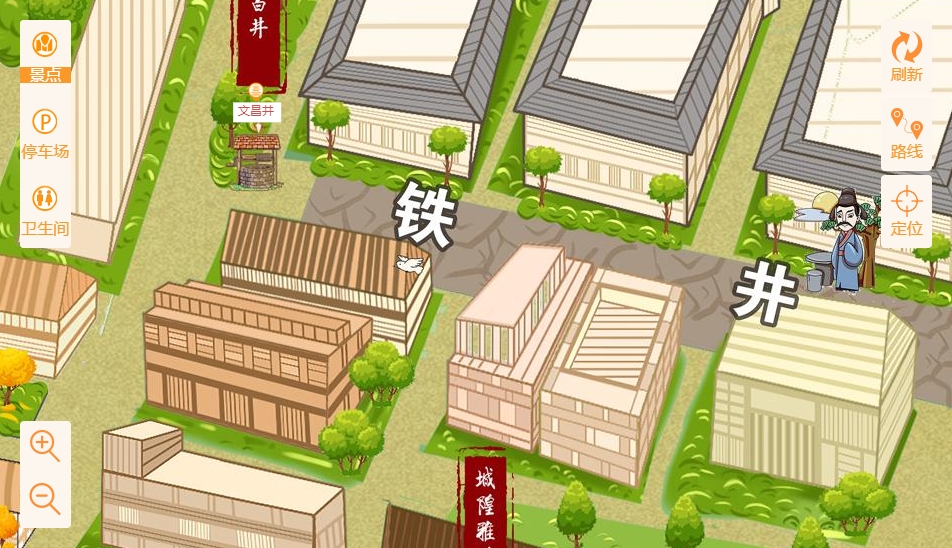 白城智慧景区：手绘地图与语音导览的完美融合